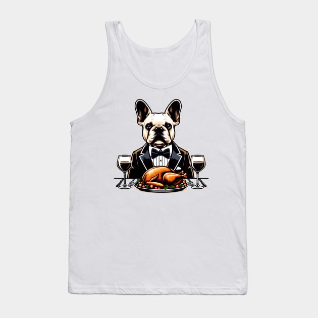 French Bulldog Thanksgiving Tank Top by Graceful Designs
